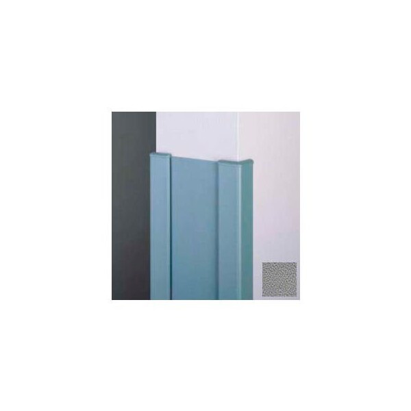 Pawling Surface Mounted End Wall 90Deg Corners, 2'' Wings, 12'H W/Caps, 6"W, Gray, Aluminum CG-11-12-5 - main